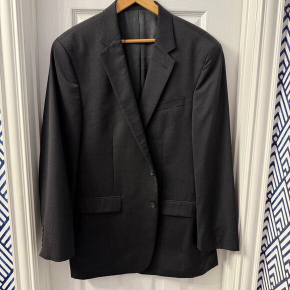 Kenneth Cole Sports Jacket 44R 100% Wool Two Button Notch Lapel - Picture 1 of 8